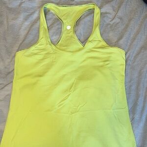 Lululemon tank. Reversible. Vibrant yellow/lime colour. No damages